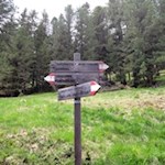 Die Wanderung ist gut ausgeschildert