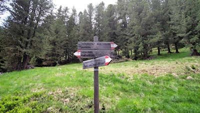 Die Wanderung ist gut ausgeschildert