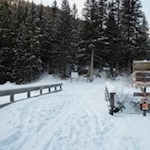 Am Beginn des Rodelweges