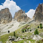 Blick auf die sagenumrankte Fünffingerspitze