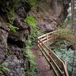 Durch die wildromantische Achenrainschlucht
