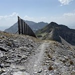 Rückwärtsgewandter Blick in Richtung Flatschjöchl