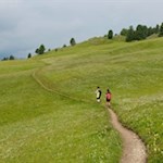 Über die malerischen Almwiesen der Seurasasalm zu einem Aussichtspunkt