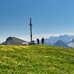 Auf dem Gipfel der Dreifingerspitze