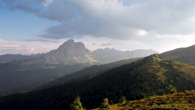 Ausblick vom Col da Lech nahe der Welschellener Alm