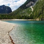 Am Südende des Pragser Wildsees