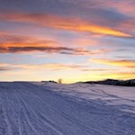 Spektakulärer Sonnenuntergang auf der Tuffalm