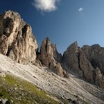 Das Chedultal wird von den Cirspitzen umfriedet