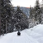 Abfahrt vor malerischer Kulisse nach Innichen