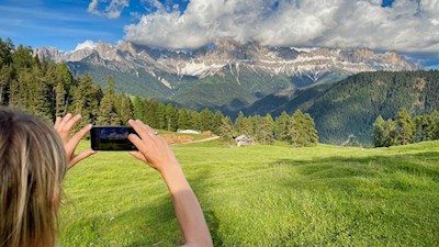 Der Rosengarten ist ein begehrtes Fotomotiv