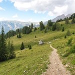 Vom Landschaftskino führt der Weg Nr. 15 in Richtung Haniger Schwaige 