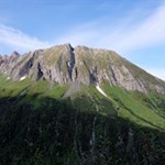 Cima Pletzenspitz al inizio del sentiero verso il rifugio Gran Pilastro