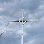 Das elegante Gipfelkreuz der Pisciaduspitze