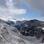 Auf dem Weg zur Boehütte eröffnen sich atemberaubende Ausblicke