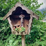 Flurkreuz auf dem Weg zur Burg Sprechenstein