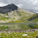 Eisbruggsee unterhalb der Edelrauthütte
