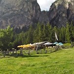 Am Ende der Wanderung lädt der Jausenkiosk „La Ciajota“ zur Einkehr