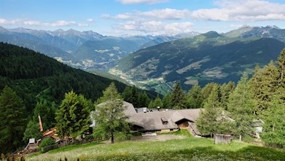 Die einladende Prantner Alm bei Sterzing