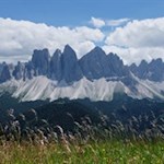 Ausblick auf die Villnösser Geisler