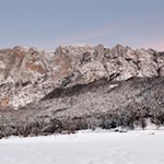 Ausblick auf den Schlern von Ums