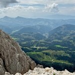 Ausblick von der Santnerpasshütte