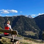 Aussichtspunkt auf dem Weg nach St. Sebastian