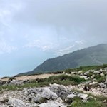 Ausblick vom Monte Altissimo auf den nördlichen Gardasee