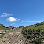 Auf breiten Wegen in Richtung Latzfonser Kreuz