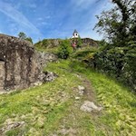 Der letzte Anstieg zum St. Hippolyt Kirchlein