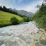 Entlang des Breibachs zurück nach Tiers