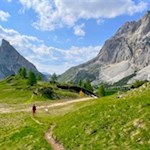 Vom Limides See zum Falzaregopass