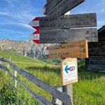 Die Wanderung zur Gstatsch Schwaige ist bestens ausgeschildert