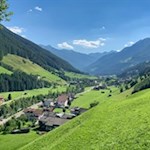 Ausblick auf dem Weg zur Bizathütte