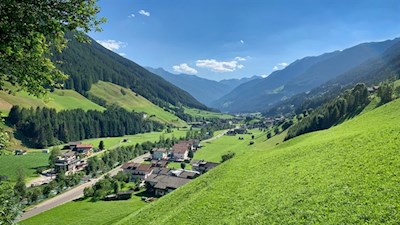 Ausblick auf dem Weg zur Bizathütte