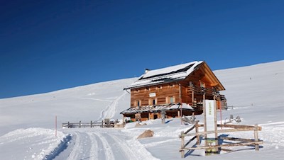 Die einladende Raschötzhütte
