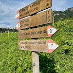 Wer möchte, kann auch zu Fuß zur Schafstallhütte hochwandern