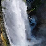 42 m stürzt der dritte Reinbach Wasserfall in die Tiefe