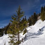 Winterwanderung im Naturpark Fanes-Sennes-Prags