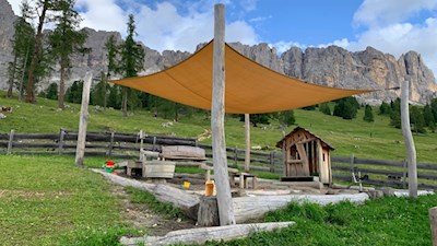Spielplatz der Almhütte Messnerjoch