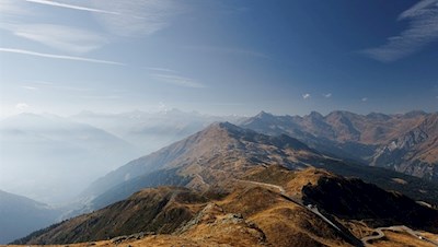 Während des Anstiegs auf die Jaufenspitze erschließen sich atemberaubende Ausblicke