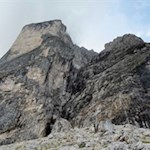 Die imposanten Felswände des sagenumwobenen Langkofel