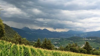 Blick auf Brixen, das Gaisjoch, den Kleinen und Großen Gitsch