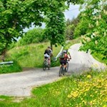 Der Schmetterlingsweg lässt sich auch mit dem Rad erkunden