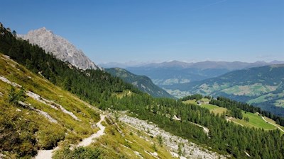 Abstieg zu den Rotwandwiesen