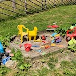 Sandkasten der Bergalm