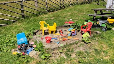 Sandkasten der Bergalm