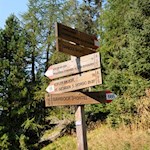 Große Teile der Wanderung folgen dem Anstieg auf den Sambock