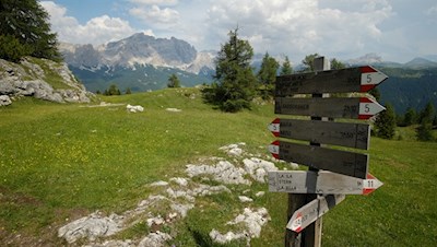Die Gardenacia Hütte ist Ausgangspunkt einiger Wanderungen