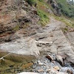 Seilsicherung auf dem Weg zur Tribulaunhütte