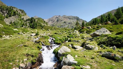 Mit Blick auf die Windschar auf den Bramstaller